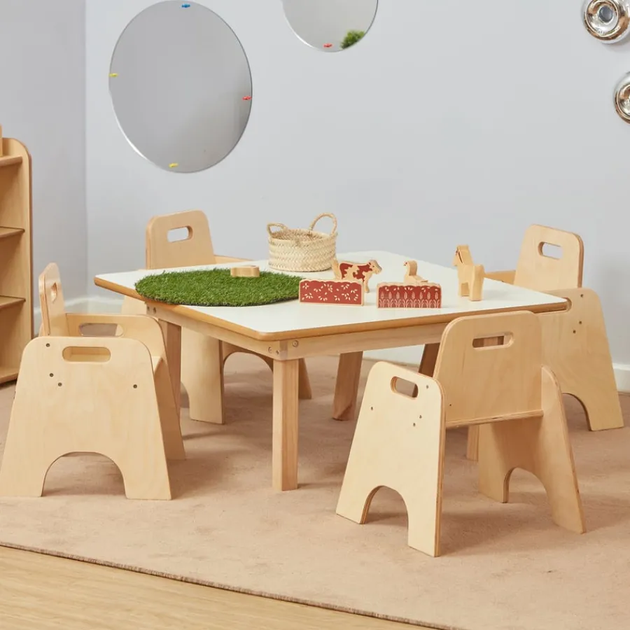 New Toddler Low Square Table H380mm Single Table Shop The Full Range|Early Years Tables & Chairs
