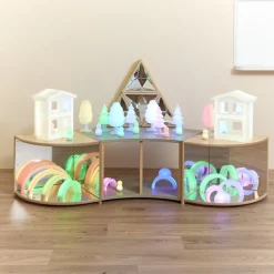 Sale Toddler Mirrored Collection Corner Mirror Unit Early Years & Nursery|Shop The Full Range