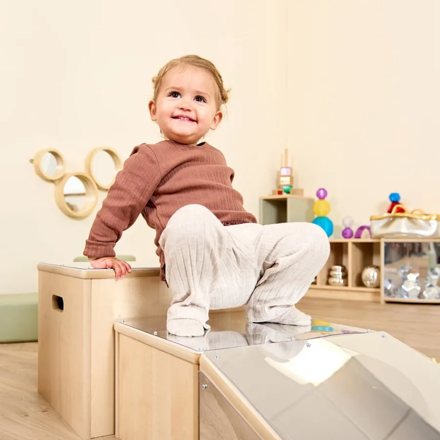 New Toddler Mirrored Collection Nesting Units 3pc Early Years & Nursery|Shop The Full Range
