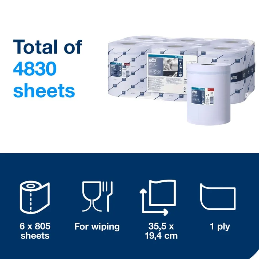 Discount TORK® Reflex Wiping Paper 1 Ply 6pk Nursery Essentials|Washroom