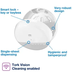 Clearance TORK® SmartOne® Toilet Roll Dispenser Washroom|Washroom
