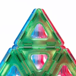 Clearance Translucent Magnetic Polydron 128pcs Construction Sets