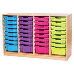 36 Tray Quadrouple Column Storage Unit Cupboards|Boxes & Containers