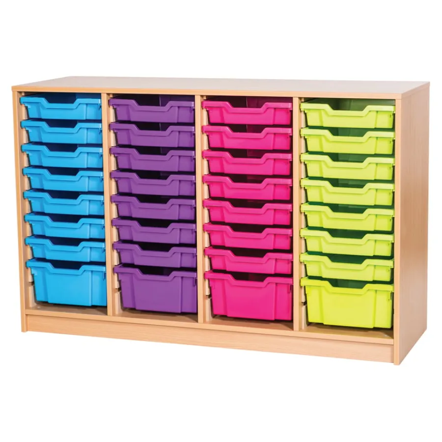 36 Tray Quadrouple Column Storage Unit Cupboards|Boxes & Containers
