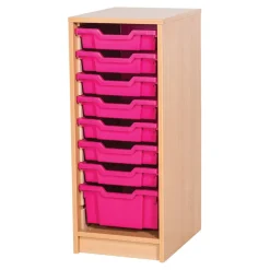 Online 5 Tray Single Column Storage Unit Cupboards|Boxes & Containers