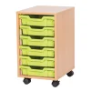 6 Tray storage unit supplied with trays Boxes & Containers|Trays & Tray Storage