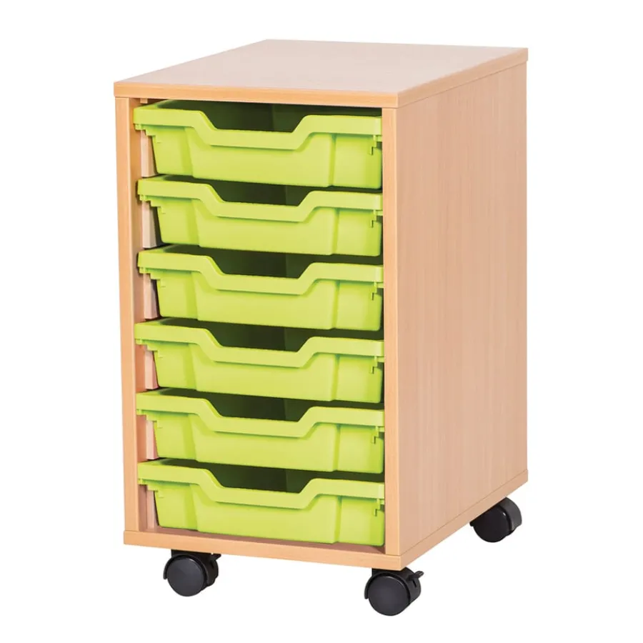 6 Tray storage unit supplied with trays Boxes & Containers|Trays & Tray Storage