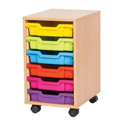 6 Tray storage unit supplied with trays Boxes & Containers|Trays & Tray Storage