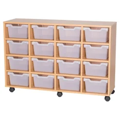 Online Tray Storage Unit with 16 Gratnells Cubby trays Boxes & Containers|Trays & Tray Storage