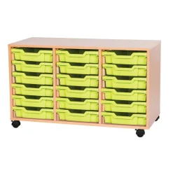 Discount 18 Tray Storage Unit with Trays Boxes & Containers|Trays & Tray Storage