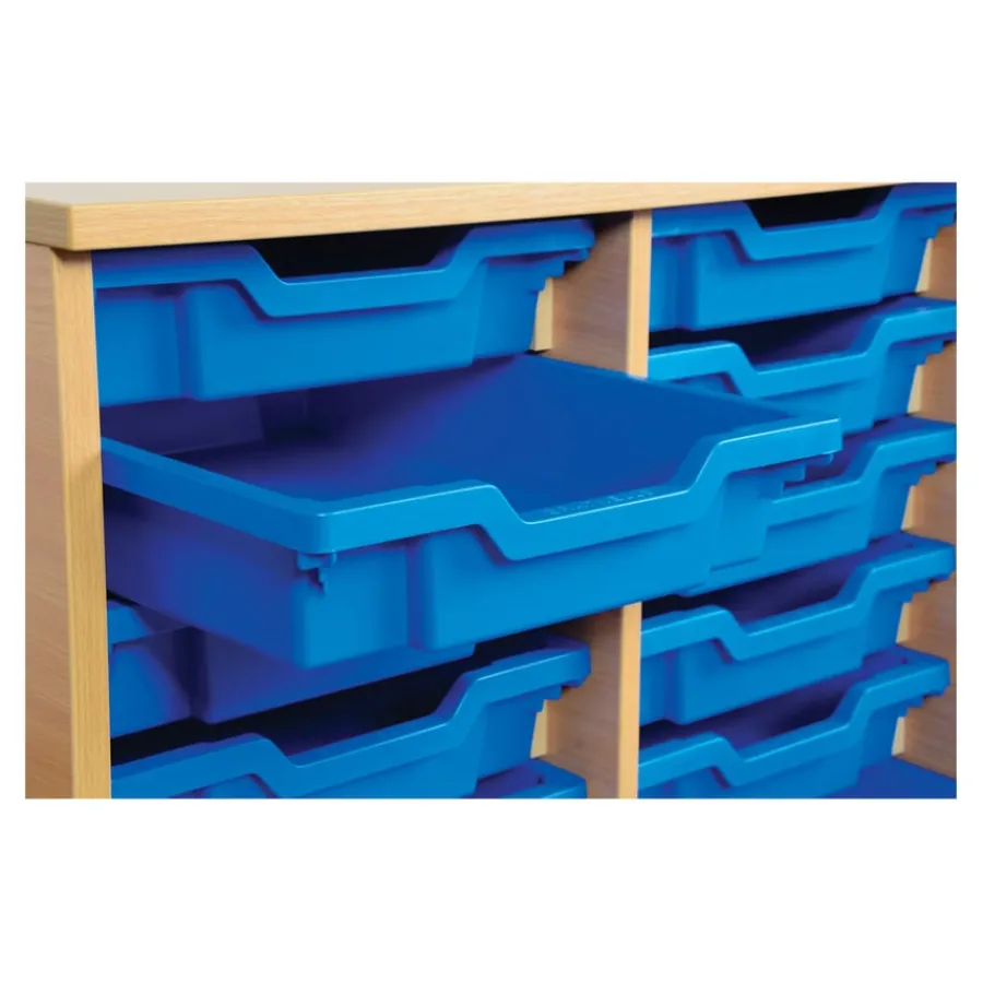 Discount 18 Tray Storage Unit with Trays Boxes & Containers|Trays & Tray Storage
