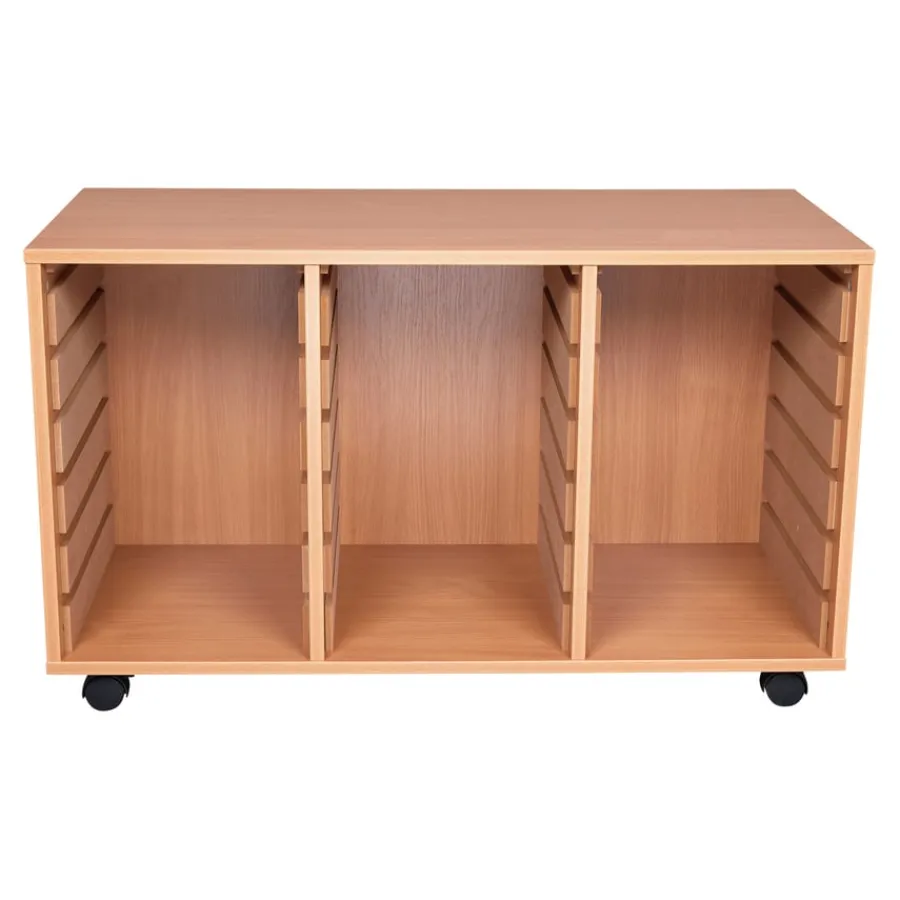 Discount 18 Tray Storage Unit with Trays Boxes & Containers|Trays & Tray Storage