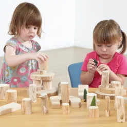 Best Tree Blocks Without Bark 36pcs Construction Sets|Investigating Materials
