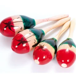 New Tri Colour Maracas Percussion Instruments|Phonics