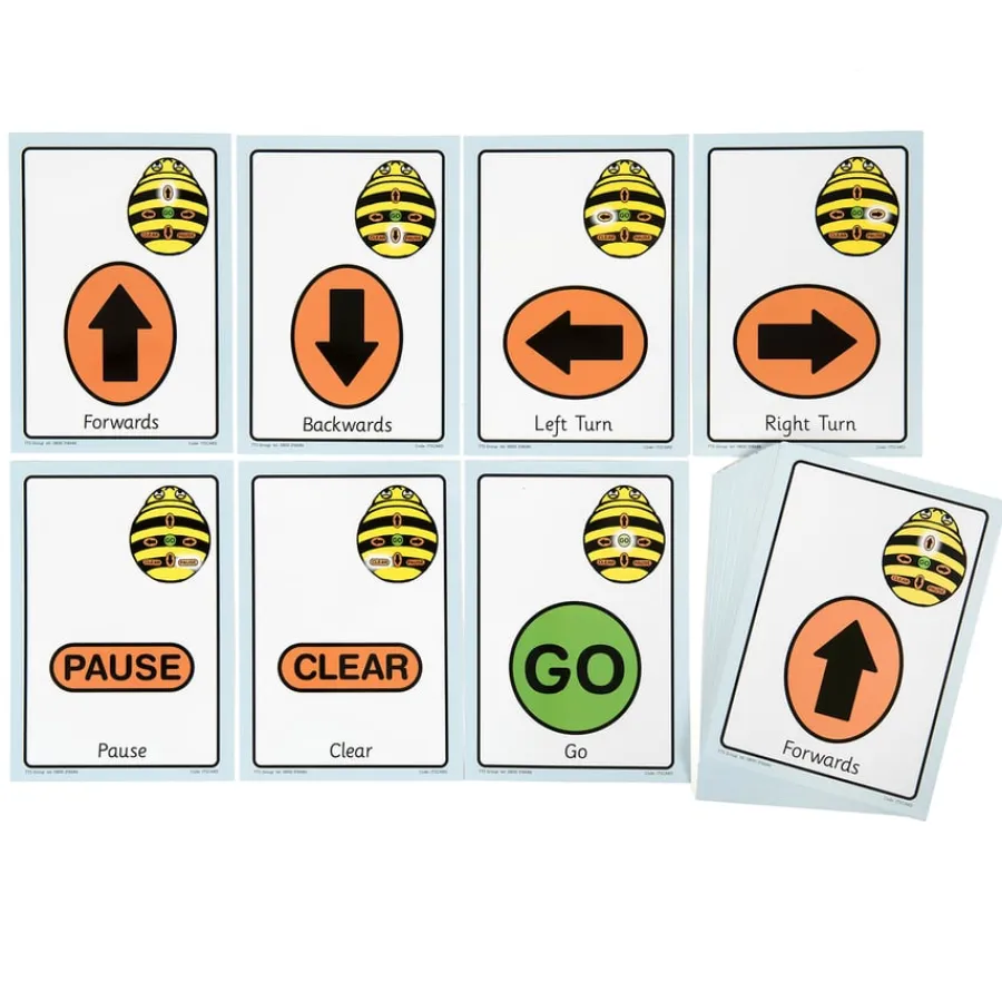 Discount A5 Bee-Bot® Sequence Cards Programmable Robots|Programming & Control Technology