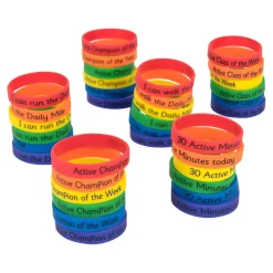 Hot Active Class of the Week Reward Wristbands Coaching Resources