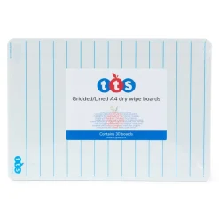 Best A4 Double Sided Gridded/Lined Whiteboards Own Brand Stationery|Literacy Essentials