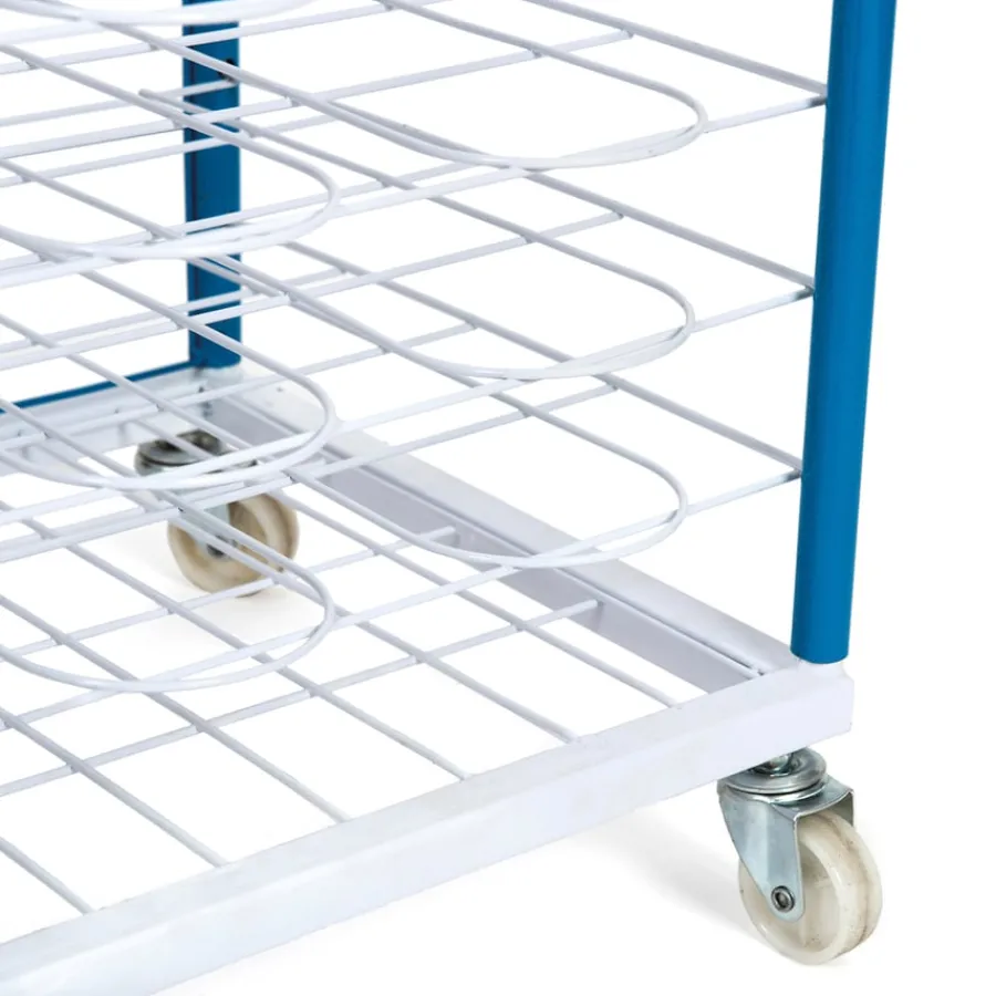 Hot A3 Fixed Shelf Mobile Drying Rack 15 Shelves Dividers, Display & Easels|Drying Racks & Trolleys