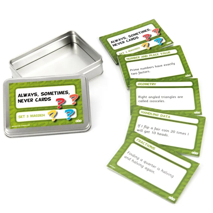 Best Always, Sometimes, Never Activity Cards Mastery|Oracy