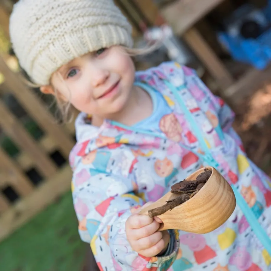 Assorted Sizes Wooden Cup Collection Outdoor Sand & Water|Sand & Accessories