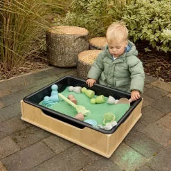 Clearance Baby & Toddler Outdoor Wooden Messy Play Tub Outdoor Sand & Water|Shop The Full Range
