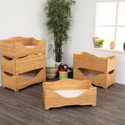 Clearance Bamboo Eco Stacking Bed Nursery Equipment|Shop The Full Range