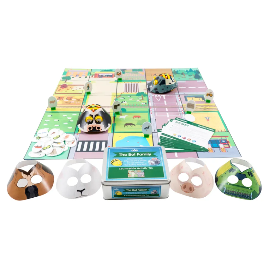 Bee-Bot® Countryside Activity Tin Programmable Robots|Programming & Control Technology