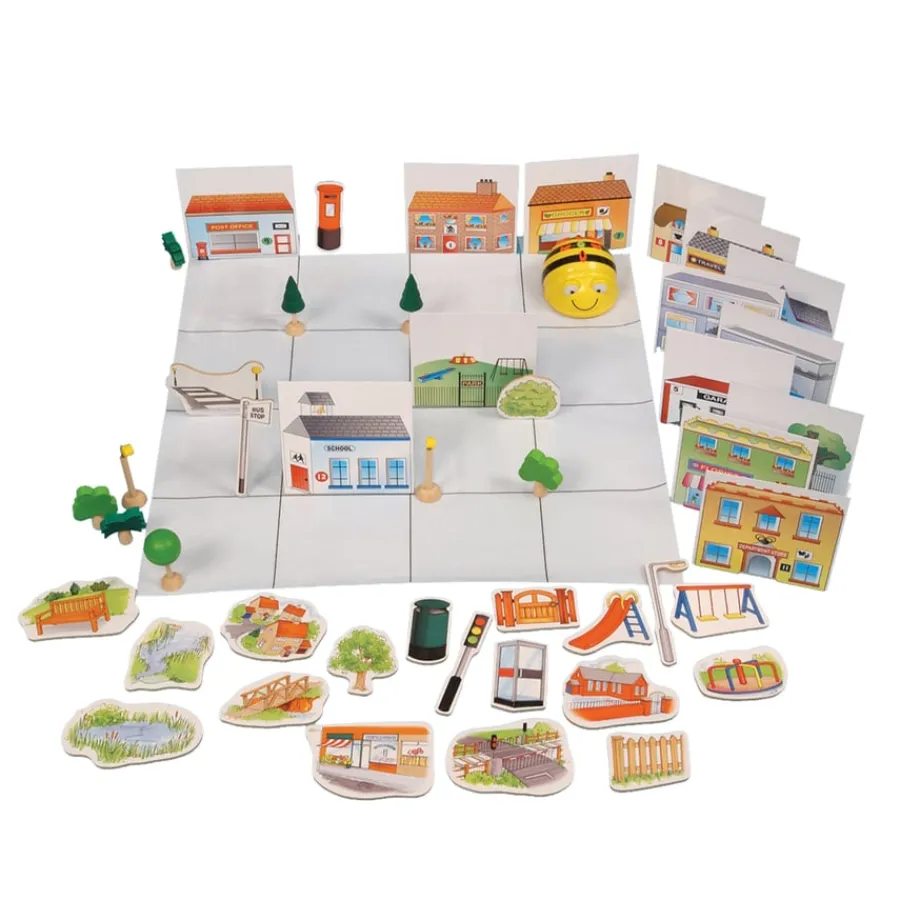 Bee-Bot® Local Area Pack 22pcs Maps & Compasses|Programmable Robots