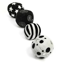 Discount Black & White Soft Sensory Activity Balls 4pk Shop The Full Range|Black & White Resources