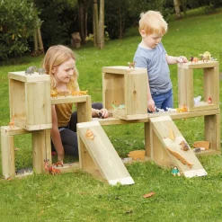 Online Build a Wooden Location Outdoor Construction Blocks 9pk Outdoor Small World|Shop The Full Range