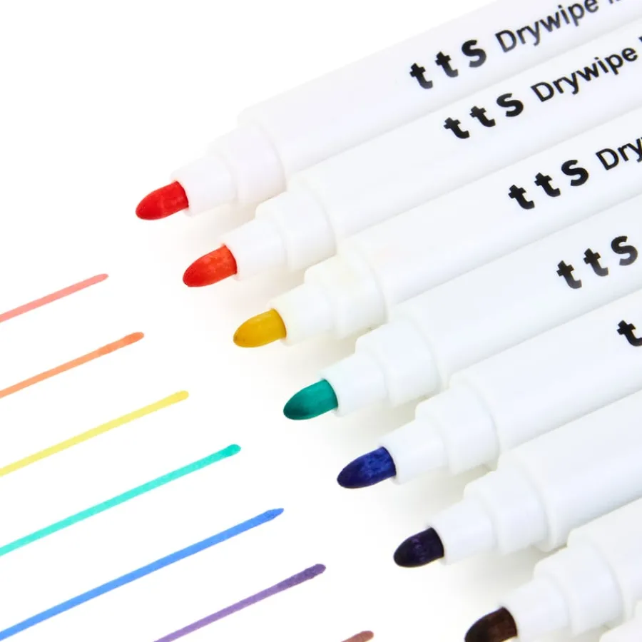Best Bullet Tip Drywipe Markers Whiteboards|Tts Brand
