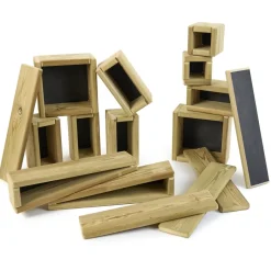 Clearance Chalkboard Hollow Blocks 16pk Role Play Furniture & Accessories|Building Bricks & Blocks