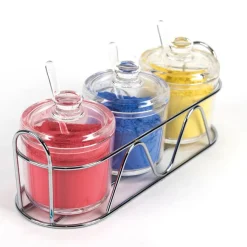 Hot Clear Acrylic Jar Set 3pcs Outdoor Sand & Water|Kitchens & Accessories
