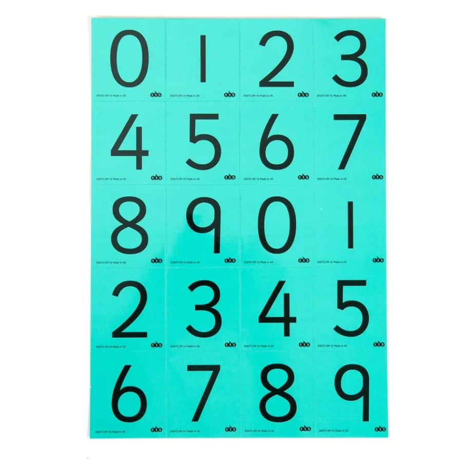 Discount Coloured Digit Cards Class 30pk Number|Maths Best Sellers