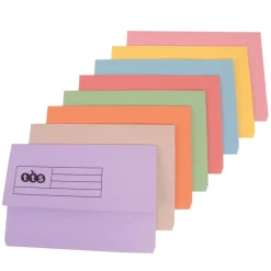 Clearance Document Wallets Foolscap 285gsm 50pk Own Brand Stationery|Tts Brand
