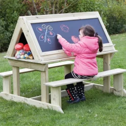 Hot Easy Access Outdoor Wooden Seated Easel Dividers, Display & Easels|Easels