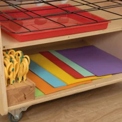 Discount Easy Access Wooden Drying Rack Art Station Dividers, Display & Easels|Drying Racks & Trolleys