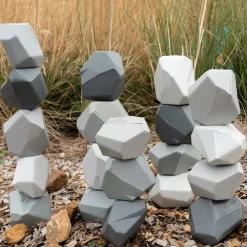 New Eco Balancing Boulders Grey Construction|Construction Sets