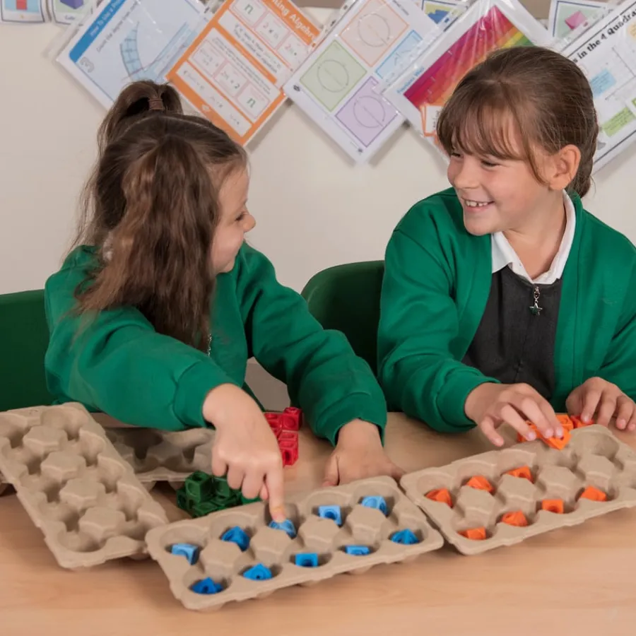 Outlet Egg Box Maths Set Exploring Numbers|Number & Place Value