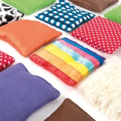 New Find the Match Fabric Sensory Beanbags 20pk Sorting & Classification|Touch, Sound & Aromas