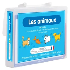 Discount French Animal Names Vocabulary Builder Activity Cards 46pk French|Topics & Cultures