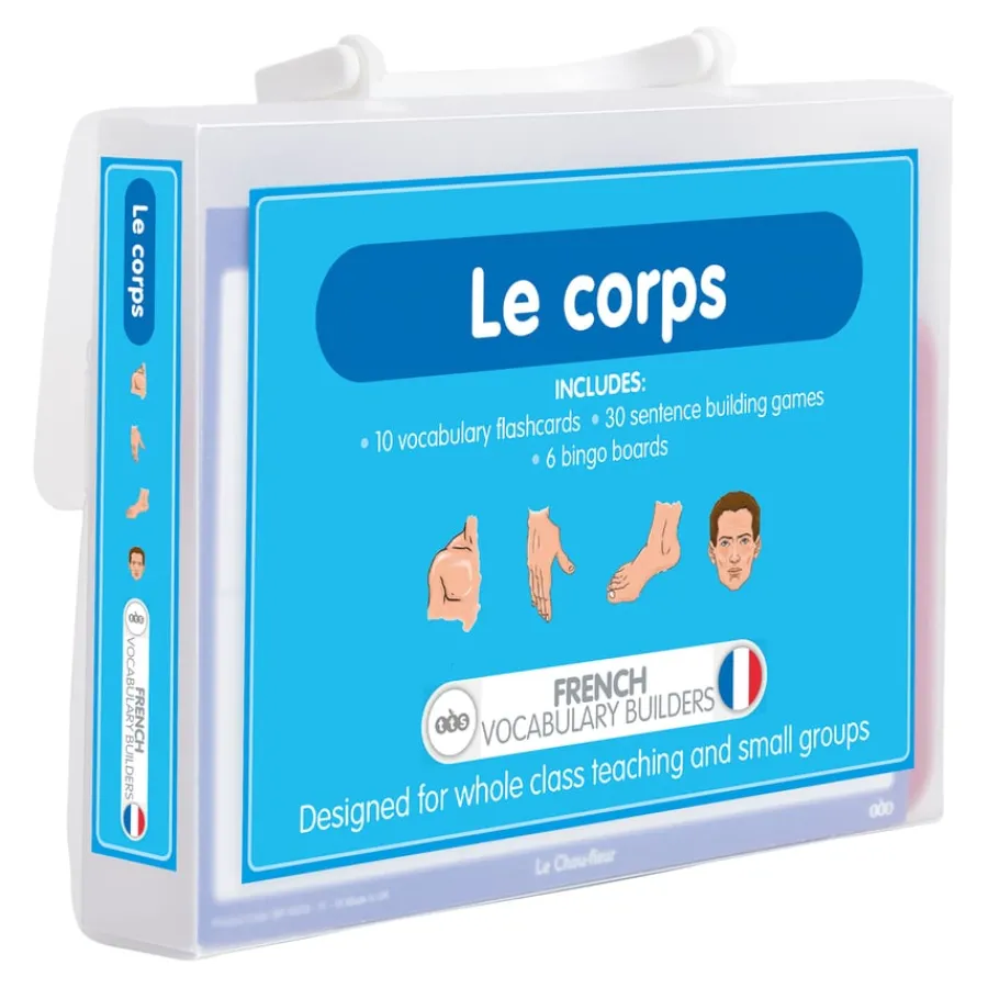 Outlet French Body Parts Vocabulary Builder Activity Cards 46pk French|Topics & Cultures