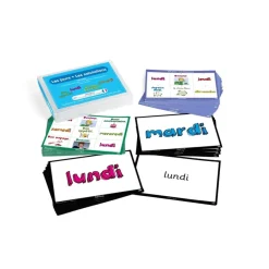 Hot French Days & Greetings Vocabulary Activity Cards 46pk French|Topics & Cultures