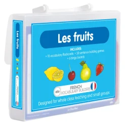 Clearance French Fruit Vocabulary Builder Activity Cards 46pk French|Topics & Cultures