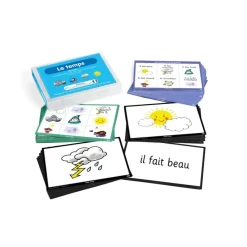 French Months & Seasons Vocabulary Activity Cards 46pk French|Topics & Cultures