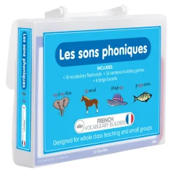 Hot French Phonics Vocabulary Builder Activity Cards 46pk French|Topics & Cultures