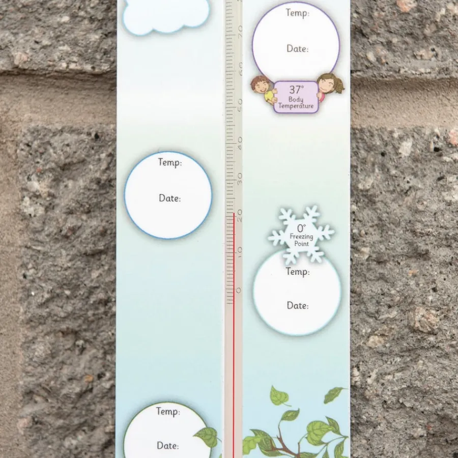 Outlet Giant Classroom and Outdoor Thermometer Sound, Light & Forensics