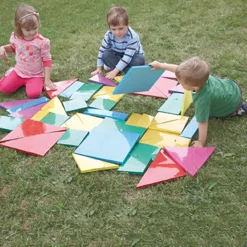 Giant Glitter Mosaic Shapes Outdoor Maths|Maths