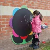 Online Giant Mark Making Chalkboard Daisy Outdoor Art|Outdoor Art