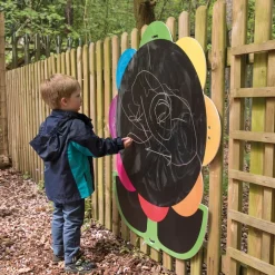 Online Giant Mark Making Chalkboard Daisy Outdoor Art|Outdoor Art